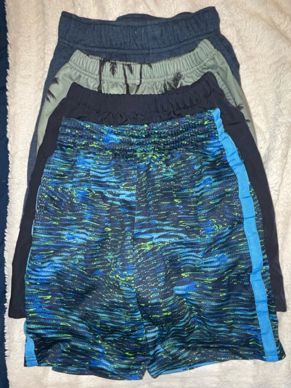 4 Pair Boys Athletic Shorts Size 8/10